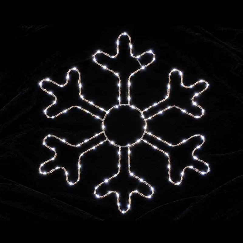 Pequeña luz colgante de copo de nieve